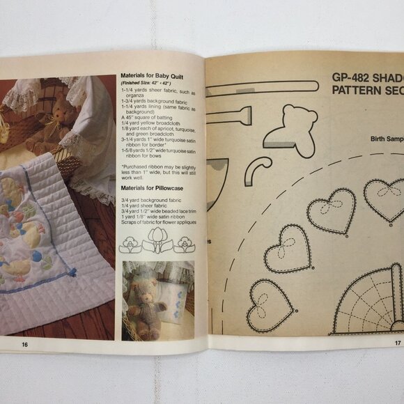 Gick Publishing Shadow Applique Booklet Yvonne Amico Stitch Diagrams Projects - Picture 6 of 11